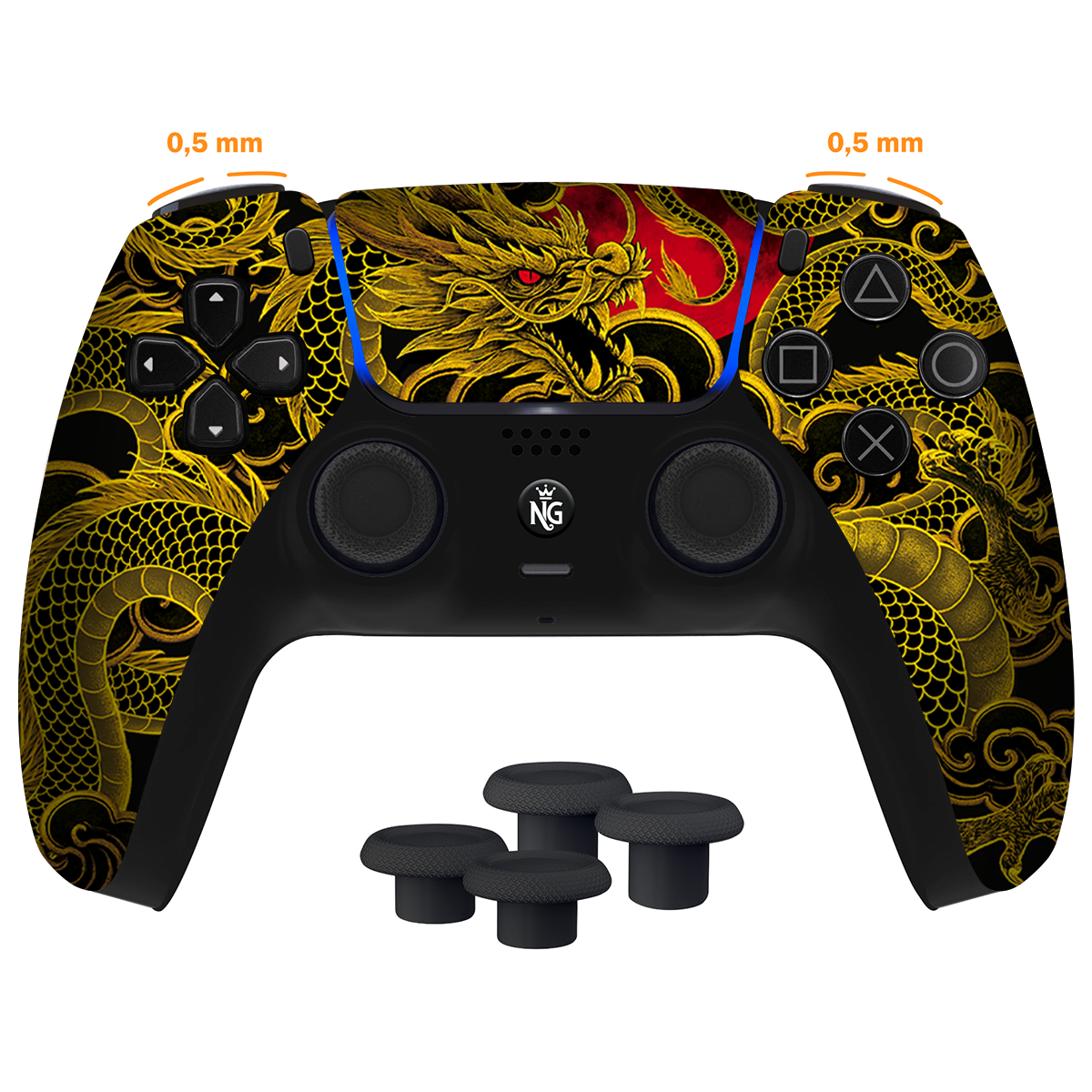 PS5 NG Goldener Drache (Matt)